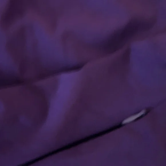 Victoria's Secret Purple Full-Zip Jacket Sweat On Point Full-Zip Jacket pockets - Picture 4 of 8